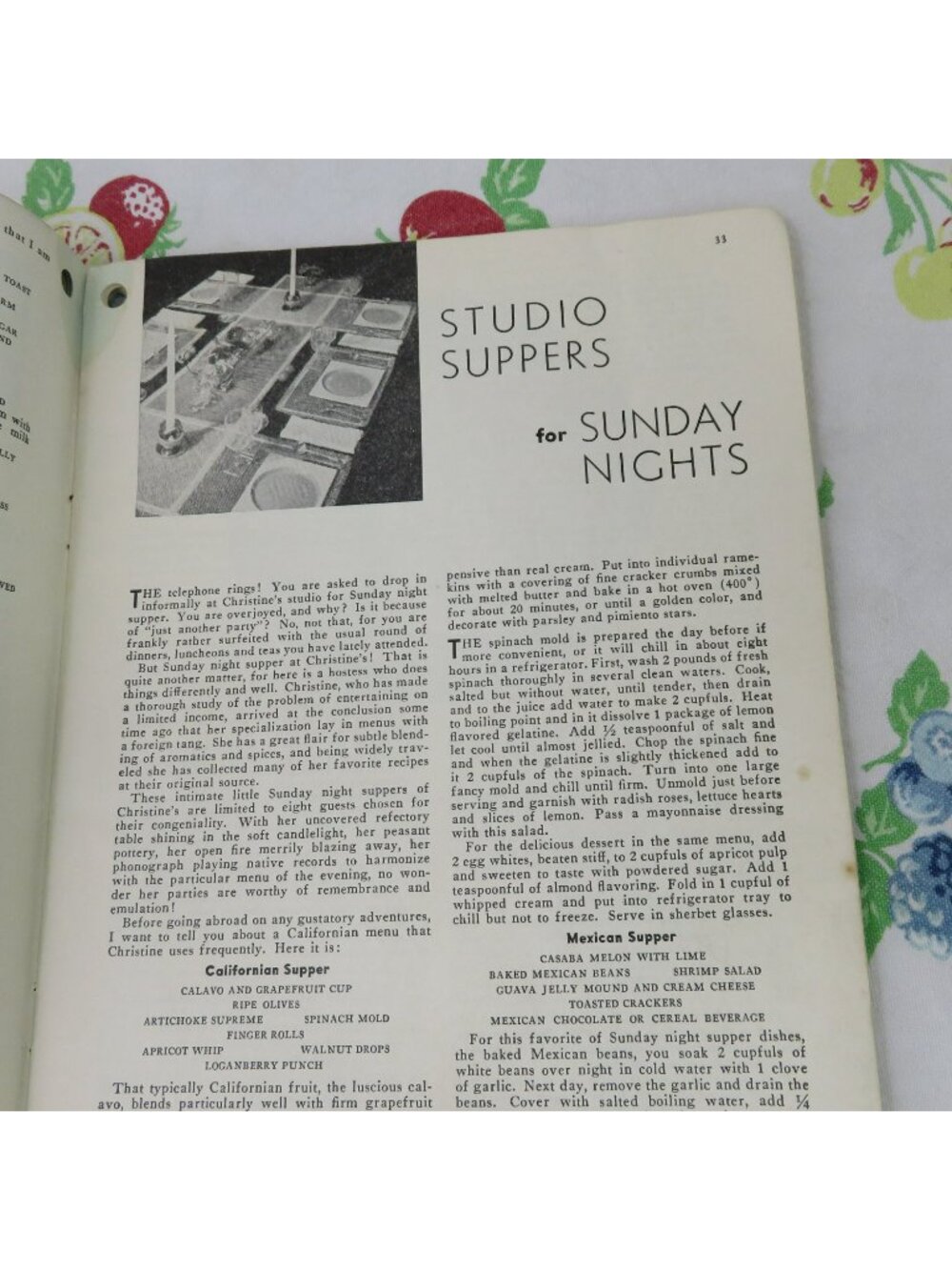 Lot of 2 Sunset Cook Booklets 1936 Hostess Handbook 1938 Western Hostess Guide - Picture 9 of 10